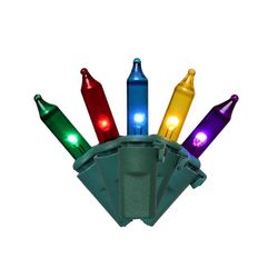 Celebrations Classic LED T5 Multicolored 300 ct String Christmas Lights 74.5 ft.