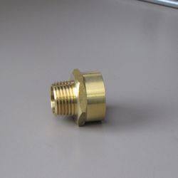 Quality Valve and Sprinkler Brass Threaded Female/Male Hose Adapter