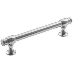 Amerock Traditional Bar Cabinet Pull 5-1/16 in. Polished Chrome Silver 1 pk