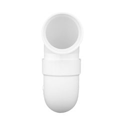Charlotte Pipe Schedule 40 4 in. Hub X 4 in. D Hub PVC P-Trap 1 pk