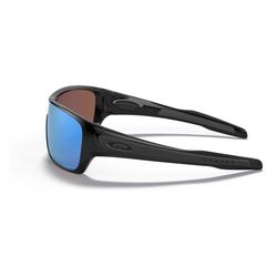 Oakley Turbine Rotor Sunglasses Unisex Black Frame Blue Lens