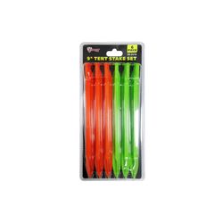 Max Force Outdoors and Camping Tent Stake Set Plastic 6 pk