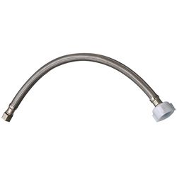 Plumb Pak EZ 3/8 in. Compression in. X 7/8 in. D Ballcock 16 in. Stainless Steel Toilet Supply Line