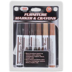 JMK Illinois Industrial Tool Assorted Round Tip Markers 6 pc