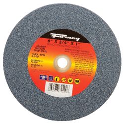 Forney 6 in. D X 1 in. in. X 3/4 in. thick Bench Grinding Wheel 1 pc
