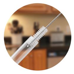 HIC Kitchen Silicone/Stainless Steel Turkey Baster 1 oz