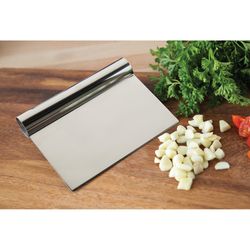 Fox Run Silver Stainless Steel Multi-Purpose Scraper/Chopper