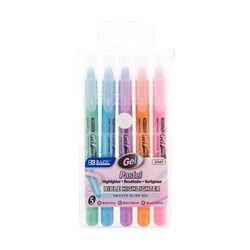 Bazic Products Assorted Standard Highlighter 5 pk