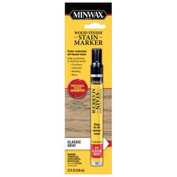 Minwax Wood Finish Stain Marker Semi-Transparent Classic Gray Stain Marker 1/3 oz