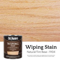 Old Masters Semi-Transparent Natural Oil-Based Wiping Stain 1 qt