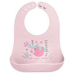 Stephen Joseph Pink Silicone Bib