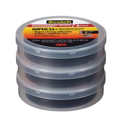Scotch 3/4 in. W X 66 ft. L Black PVC Electrical Tape