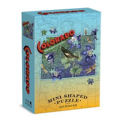 Galison Mini Puzzle Multicolored 100 pc