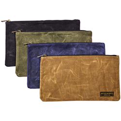 Readywares 12.5 in. W X 7 in. H Waxed Canvas Tool Pouch Set Assorted 4 pc