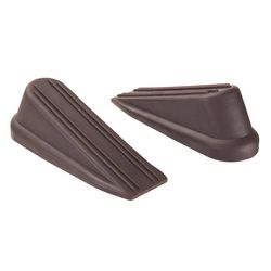 Ace 4 in. W Rubber Brown Wedge Door Stop Mounts to floor 0 in.