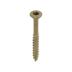 GRK Fasteners No. 9 in. X 1-5/8 in. L Tan Star Flat Head Deck Screws 1080 pk