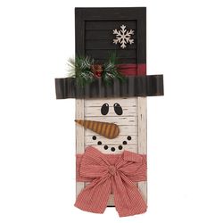 Glitzhome Multicolored Snowman Indoor Christmas Decor 21.85 in.