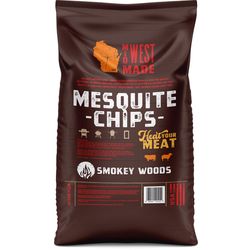 Smokey Woods All Natural Mesquite Wood Smoking Chips 192 cu in