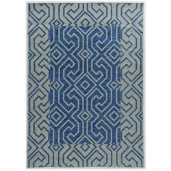Linon Home Decor 9.5 ft. W X 6.5 ft. L Blue/Gray Polypropylene Accent Rug