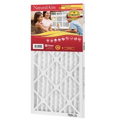 NaturalAire 12 in. W X 24 in. H X 1 in. Synthetic 10 MERV Pleated Microparticle Air Filter 1 pk