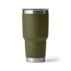 YETI Rambler 30 oz. King Crab Orange/Olive BPA Free Tumbler with MagSlider Lid