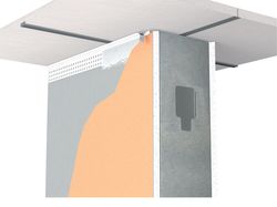 Amerimax .5 in. W X 10 ft. L PVC L Corner Bead