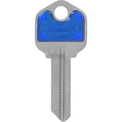 HILLMAN ColorPlus House/Office Key Blank Single Blue