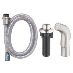 Oakbrook Collection For Coastal,Delta Metallic Brushed Nickel Faucet Sprayer with Hose