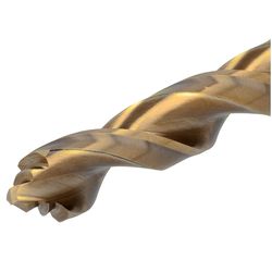 DeWalt ELITE SERIES 1/2 in. X 6 in. L Cobalt Steel Pilot Point Drill Bit Round Shank 1 pc