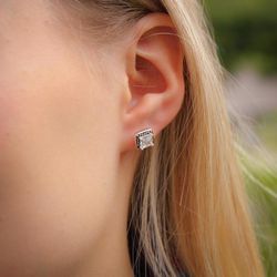 Montana Silversmiths Women's Western Princess Black/Silver Earrings Water Resistant