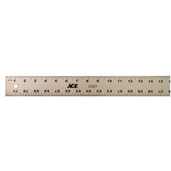 Ace 72 in. L X 2 in. W Aluminum Straight Edge Rule SAE