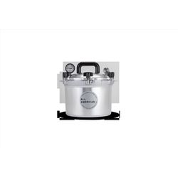 All American 1930 Cast Aluminum Pressure Canner 10.5 qt Silver