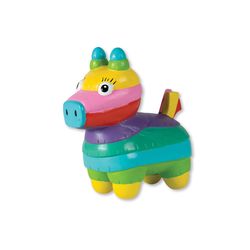 Pet Shop by Fringe Studio For Dog Multicolored Latex Life's a Paw-ty Dog Toy 1 pk
