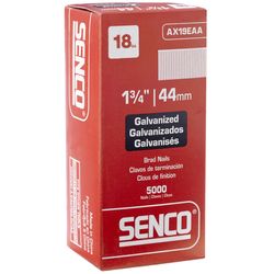 Senco 18 Ga. X 1-3/4 in. L Galvanized Steel Brad Nails 5000 pk