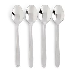 Fino Silver Stainless Steel Espresso Spoons