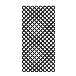 Barrette Outdoor Living 4 ft. W X 8 ft. L Black Vinyl Classic Lattice Panel