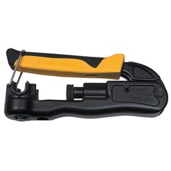 Klein Tools 6.25 in. Compression Crimper Black/Yellow 1 pk