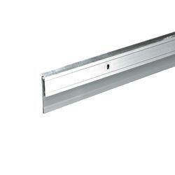 Frost King 2 in. H X 0.2 in. W X 36 in. L Bright Aluminum Door Sweep Silver
