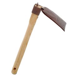 Zenport Carbon Steel Garden Hoe 15 in. Wood Handle