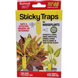 Summit Sticky Traps for Houseplants Sticky Trap 48 pc