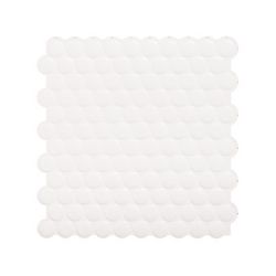 Smart Tiles 8.95 in. W X 8.98 in. L White Glazed Vinyl Adhesive Wall Tile 4 pc