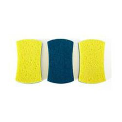 Full Circle Refresh Heavy Duty Scrubber Sponge For Multi-Purpose 4.72 in. L 3 pk