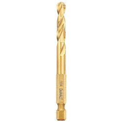 DeWalt Impact Ready 1/4 in. X 3-13/64 in. L High Speed Steel Drill Bit Quick-Change Hex Shank 1 pc