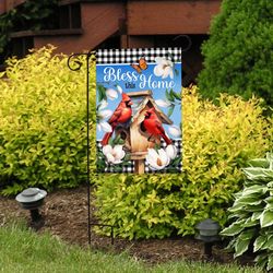 Briarwood Lane Garden Flag 12.5 in. H X 18 in. W