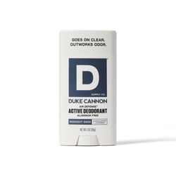 Duke Cannon Midnight Swim White Aluminum Free Deodorant 3 oz 1 pk