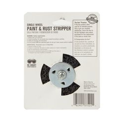 Ace 4 in. Silicon Carbide Bolt-On Drill Mount Paint and Rust Remover Disc 24 Grit Extra Coarse 1 pk