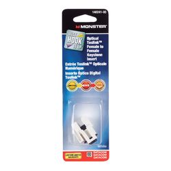 Monster Just Hook It Up Digital Optical Toslink Keystone Insert