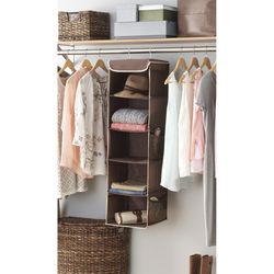 Whitmor 42 in. H X 12 in. W X 11.5 in. L Fabric Hanging Vertical Closet Organizer