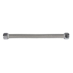 Danco 3/4 in. FIP each X 3/4 in. D FIP 12 in. Stainless Steel Water Heater Supply Line