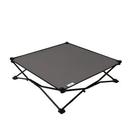Coolaroo Gray Polyethylene Pet Bed 6.7 in. H X 41 in. W X 41 in. L